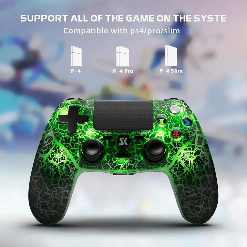 Wireless Controller for PS4, Controller Compatible with PS4/Pro/Slim,Double
